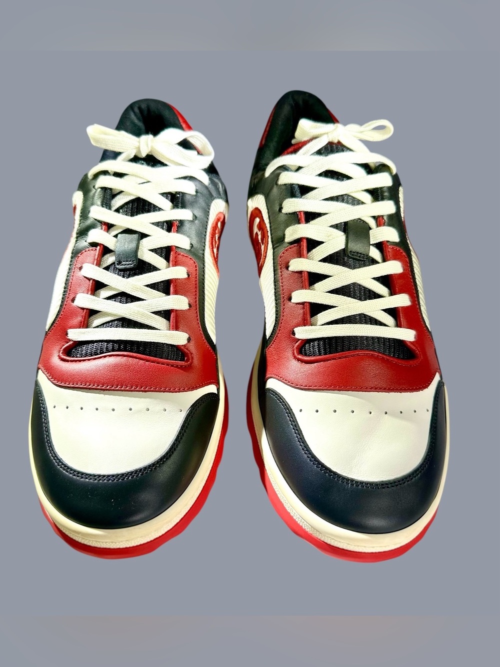 NWOT Gucci MAC80 Men's Low-Top Leather Sneakers - Picture 2 of 14
